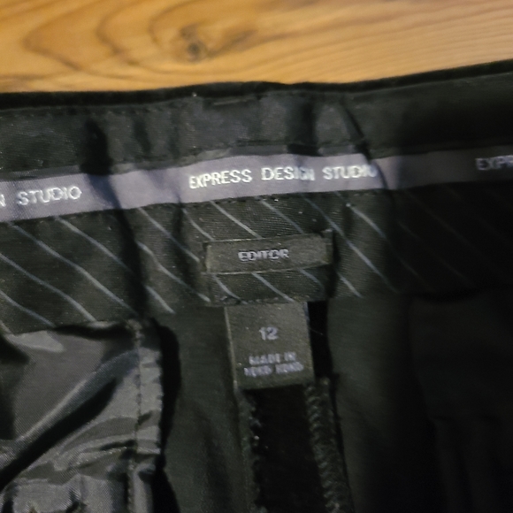 Express Editor Size 12 Black Pants - Picture 2 of 6